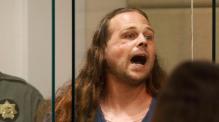Jeremy Christian accused of fatally stabbings two Good Samaritans shouts in court in Portland